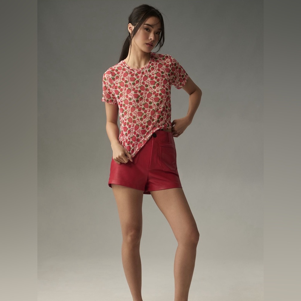 Porridge Short-Sleeve Mesh Tee: Size M